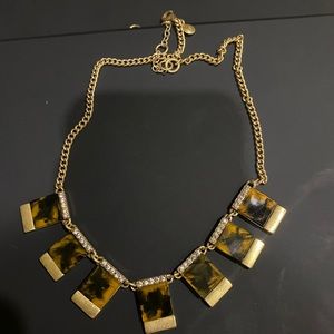 Jcrew rectangular leopard crystal print